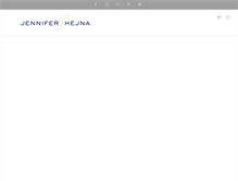 Tablet Screenshot of jenniferhejna.com